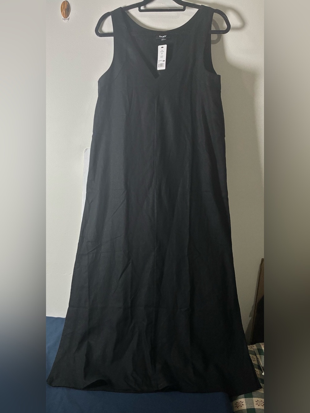 DKNY Black Sleeveless Maxi Dress-Skirt